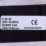 Двигун обдуву YJF25-40 25W 220V - Зображення 2