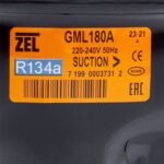 Компресор для холодильника GML180A Zanussi ZEL R134a 178 W (з пусковим реле ZHB68-120P15C) - Зображення 2
