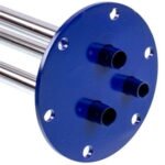 Фланець під сухі тени для бойлера TESY 102347 D зовн.=126mm L трубок=400/400/370mm (під анод M6) - Зображення 4