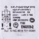 Whirlpool 481212118285 Мережевий фільтр для пральної машини - Зображення 6