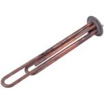 Тен фланцевий для бойлера 34013100000 Kawai 2000W (мідний) L=310mm фланець 64mm (під анод M4) - Зображення 2