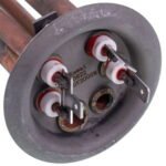 Тен фланцевий для бойлера 34013100000 Kawai 2000W (мідний) L=310mm фланець 64mm (під анод M4) - Зображення 5