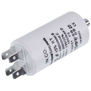 Пусковий конденсатор для пральної машини CBB60 5uF 450V 32x58mm (під гайку