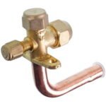 Кран сервісний (порт) 1/2" кутовий 90° для кондиціонера - Зображення 2