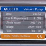 Вакуумний насос LEETO 2XZ-3A/C (2 ступ./170 л/хв.) - Зображення 2