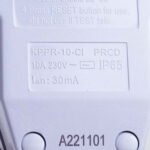 Мережевий шнур з ПЗВ (30mA) для бойлера L=1400mm 230V 10A - Зображення 4