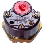 Тен для бойлера з термостатом 2000W (мідний) L=265mm фланець 54mm 1 трубка під датчик - Зображення 5