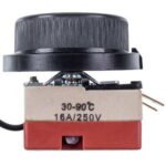 Термостат для бойлера WHD90E 16A 220V L=1000mm Tmax = 90°C + ручка керування (2 клеми) - Зображення 4