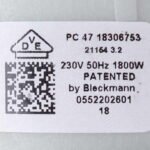 Помпа циркуляційна для посудомийної машини Beko 1762650900 BLD375P8L15Y 45W - Зображення 4