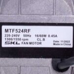 Двигун (вентилятор) обдува для холодильника SKL 16W 220V 0.45A 1300/1550 RPM - Зображення 2