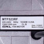 Двигун (вентилятор) обдува для холодильника SKL 10-20/82 TS 10W 220V 0.25A 1300/1550 RPM - Зображення 2