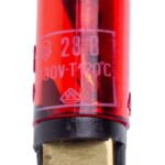 Лампочка індикації для бойлера SWT707UN L=55mm 230V 120°С D=9mm (2 контакти) - Зображення 2