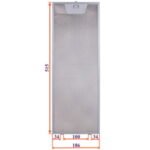 Фільтр жировий для витяжки 186x515x8mm (100mm) - Зображення 2