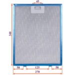 Фільтр жировий для витяжки 270x340x8mm (45mm/125mm) - Зображення 2