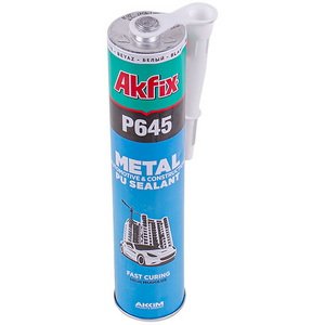 Герметик поліуретановий Akfix P645 310ml (універсальний) білий