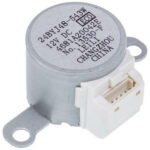 Мотор кроковий тяги шторок для кондиціонера LG 4681A20042E 24BYJ48-543W 12V шток 5x9mm - Зображення 2