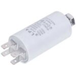 Пусковий конденсатор для пральної машини CBB60 3 uF 450V 34x70mm (4 клеми)