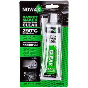 Герметик силіконовий (високотемпературний) Nowax NX34309 85g прозорий Герметик силіконовий (високотемпературний) Nowax NX34309 85g прозорий