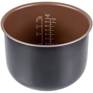 Чаша для мультиварки Philips 996510058722 6L D=240mm H=166mm коричнева (ТОВАР З УЦІНКОЮ)
