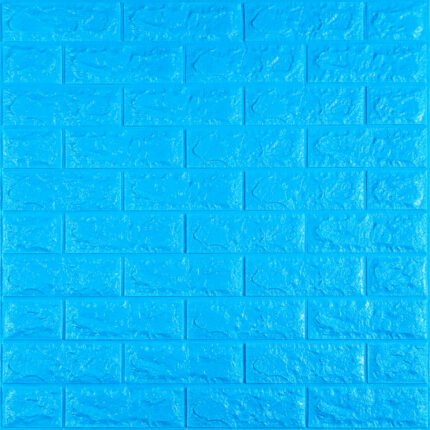 3D панель самоклеющаяся 700x770x7мм кирпич Синий (003-7) SW-00000060