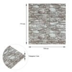 Самоклеюча декоративна 3D панель 700х770х3мм SW-00003314 - Зображення 3
