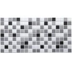 Декоративная ПВХ панель 960х480х4мм Черно-белая мозаика SW-00001432