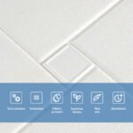 Самоклеюча декоративна настінно-стельова 3D панель 680х680х5мм Орігамі (173) SW-00000182 - Зображення 4