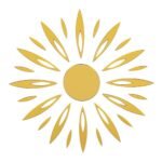 Зеркальный декор акриловый самоклеющийся золото