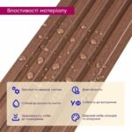 Рейка декоративна WPC стінова 3000х150х9мм Капучино SW-00001868 - Зображення 4