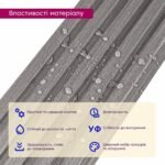 Рейка декоративна WPC стінова 3000х150х9мм Сіра SW-00001870 - Зображення 4