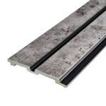 Рейка декоративная PS 2900х118х12мм Бетон с золотыми вкраплениями SW-00001752