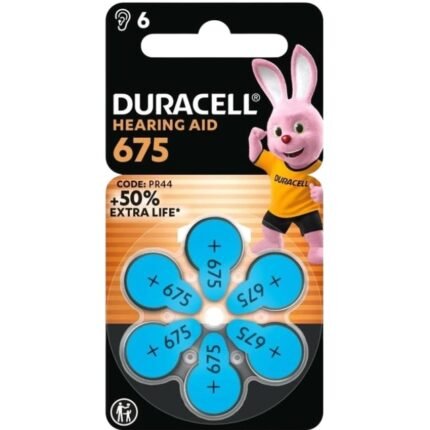 Батарейка Duracell Hearing Aid 675 (PR44) 1.45V блістер 6 шт.