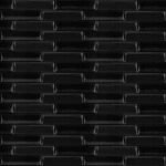 3D панель самоклеющаяся кладка 700х770х7мм Черная (038) SW-00000303