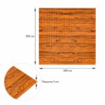 Самоклеюча декоративна 3D панель Бамбук Дерево 500х500х5мм SW-00002882 - Зображення 3