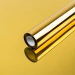 Зеркальная солнцезащитная плёнка для окон Золото 600х10000х0