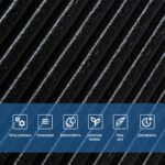 Самоклеюча декоративна 3D панель 500х500х5мм Бамбук Чорний SW-00002881 - Зображення 4