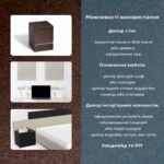 Самоклеюча Сатин у рулоні 1,45м х1м х 0.3мм Темно Коричневий (D) SW-00002914 - Зображення 4