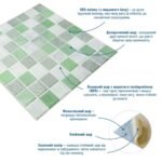 Панель стінова 3D 680х680х4мм Мозаїка зелена SW-00002010 - Зображення 2