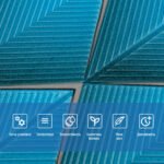 Панель стінова 3D 680х680х4мм Ромб синій SW-00001985 - Зображення 4