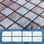 Декоративна ПВХ панель мозаїка 960х480х4мм Бежевий мармур SW-00001433 - Зображення 4