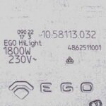 Конфорка COK061UN EGO для склокерамічної поверхні D=200mm 1800W  10.58113.032 - Зображення 5