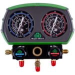 Манометричний колектор 2- вентильний Super Stars ST-B2801 + шланги 3шт.x900mm (R410A R32 R407C R134A) - Зображення 3