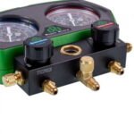 Манометричний колектор 2- вентильний Super Stars ST-B2801 + шланги 3шт.x900mm (R410A R32 R407C R134A) - Зображення 5
