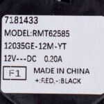 Двигун вентилятора HG12035H12B 12V DC 0.2A для холодильника - Зображення 2