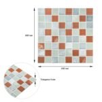 Панель стінова 3D 680х680х4мм Мозаїка коричнева SW-00002012 - Зображення 7