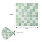Панель стінова 3D 680х680х4мм Мозаїка зелена SW-00002010 - Зображення 7