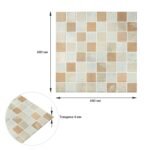 Панель стінова 3D 680х680х4мм Мозаїка бежева SW-00002011 - Зображення 7