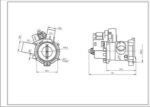 Помпа (насос) для пральної машини Bosch 00141896 Hanyu (в зборі) 30 Вт B20-6AZC (контакти спарені спереду) - Зображення 2