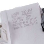 Помпа (насос) для пральної машини Indesit C00285437 Hanyu 30 Вт B20-6AZ (контакти спарені ззаду, на 3 засувки) - Зображення 4