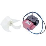 Двигун вентилятора SKL MTF726RF 8.5W 220V (вал 38x4mm) з крильчаткою (D=100mm) для холодильника